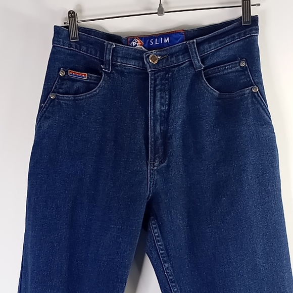 Posted Slim Fit Straight Leg Blue Jeans Size 9/10 Long - Picture 6 of 16